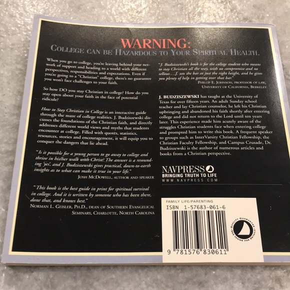 How to Stay Christian in College An Interactive Guide to Keeping the Faith - Picture 6 of 6